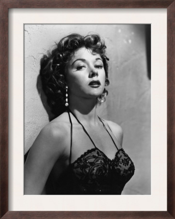 Naked Alibi Gloria Grahame 1954 Framed Print