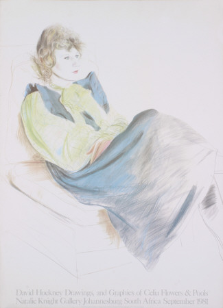 Celia Wearing Checkered Sleeves Collectable Print Celia Wearing Checkered Sleeves Collectable Print