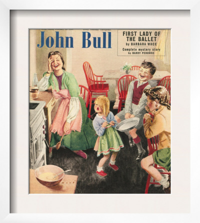 Home Cooking Magazine on John Bull  Cooking Pancakes Magazine  Uk  1950 Pre Made Frame At Art