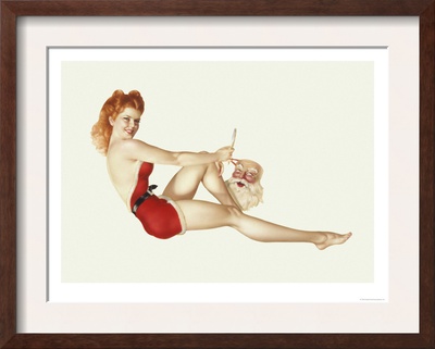 Varga Girl, December 1942 Framed Print Varga Girl, December 1942 Framed Print