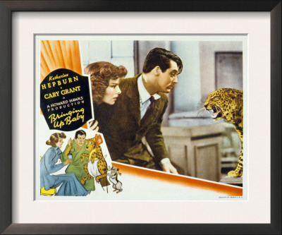 Bringing Up Baby, Katharine Hepburn, Cary Grant, 1938 Framed Print Bringing Up Baby, Katharine Hepburn, Cary Grant, 1938 Framed Print