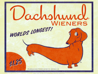 Dachshund Wieners Print Dachshund Wieners Print