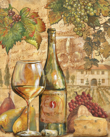 Wine Collage II Print Wine Collage II Print