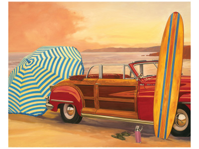 California Woody Premium Giclee Print California Woody Premium Giclee Print