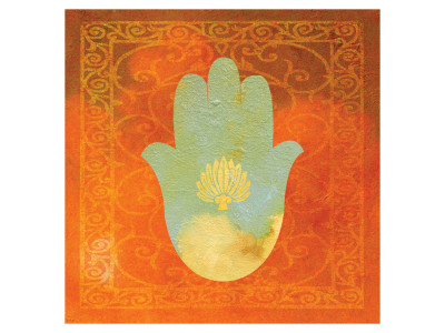 Guilded Hamsa I Premium Giclee Print Guilded Hamsa I Premium Giclee Print