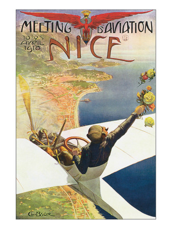Meeting D'Aviation, Nice Premium Giclee Print Meeting D'Aviation, Nice Premium Giclee Print