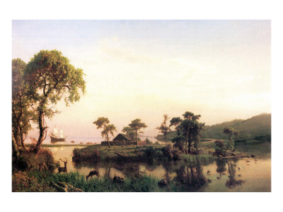 Gosnold on the Island of Cuttyhunk Premium Giclee Print Gosnold on the Island of Cuttyhunk Premium Giclee Print