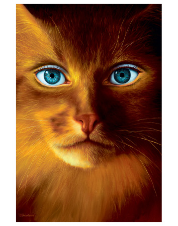 Cat Woman Giclee Print Cat Woman Giclee Print
