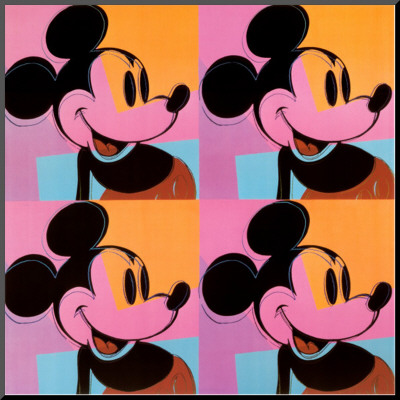 Mickey Mouse Mounted Print Mickey Mouse Mounted Print