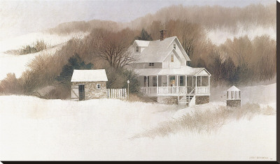 Beckett Farm Stretched Canvas Print Beckett Farm Stretched Canvas Print