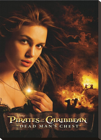 Pirates of the Caribbean: Elizabeth Swann Stretched Canvas Print Pirates of the Caribbean: Elizabeth Swann Stretched Canvas Print