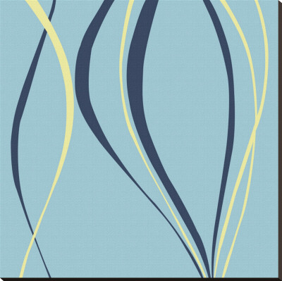 Aqua Azure Stretched Canvas Print Aqua Azure Stretched Canvas Print
