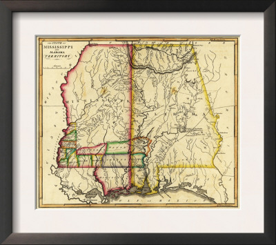 map of alabama and mississippi. map of alabama and mississippi