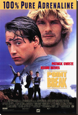 Point Break Stretched Canvas Print Point Break Stretched Canvas Print