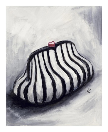 Heart Clutch Print Heart Clutch Print