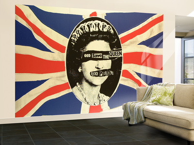Sex Pistols Wall Mural – Large Sex Pistols Wall Mural – Large