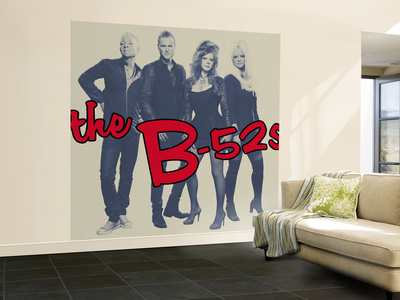 The B-52's Wall Mural – Large The B-52's Wall Mural – Large