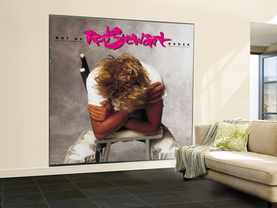Rod Stewart- Out of Order Wall Mural – Large Rod Stewart- Out of Order Wall Mural – Large