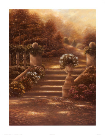 An Edwardian Garden Print An Edwardian Garden Print