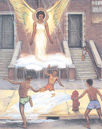 Guardian Angel in the City Print Guardian Angel in the City Print