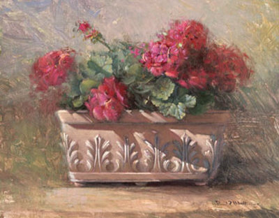 Linda's Geraniums Print Linda's Geraniums Print