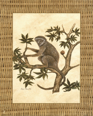 Monkey in a Tree II Print Monkey in a Tree II Print