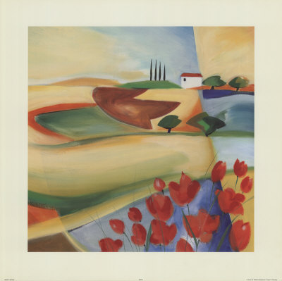 Orcia Valley Reds Print Orcia Valley Reds Print