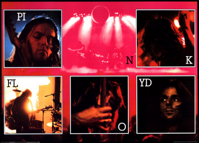 Pink Floyd - Live Collage Poster Pink Floyd - Live Collage Poster