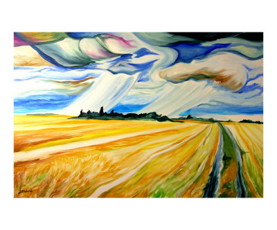 Prairie Rain Giclee Print Prairie Rain Giclee Print