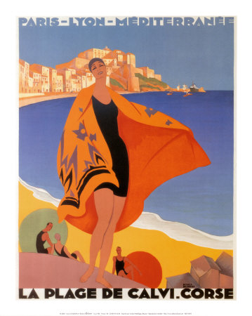 La Plage de Calvi Print La Plage de Calvi Print