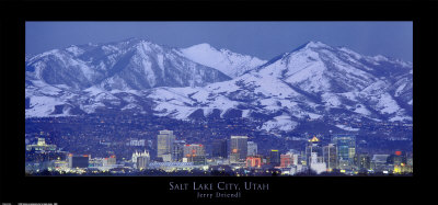 Salt Lake City, Utah Print Salt Lake City, Utah Print