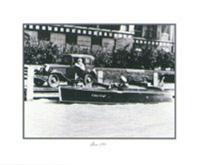 Runabout on Water Print Runabout on Water Print