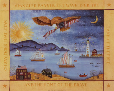 Star Spangled Banner Print Star Spangled Banner Print