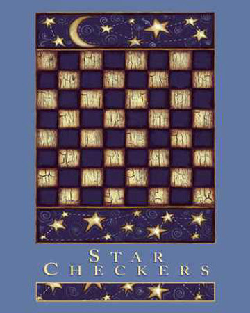 Star Checkers Print Star Checkers Print