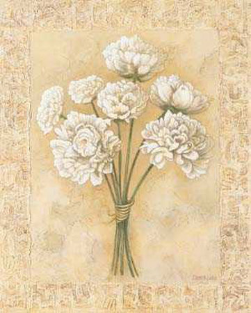 White Peonies Print White Peonies Print