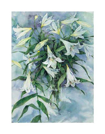 White Lilies Print White Lilies Print