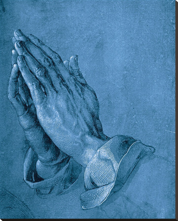 Praying Hands Stretched Canvas Print Praying Hands Stretched Canvas Print