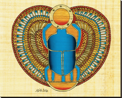 Khepri Stretched Canvas Print Khepri Stretched Canvas Print