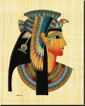 Queen Cleopatra Stretched Canvas Print Queen Cleopatra Stretched Canvas Print