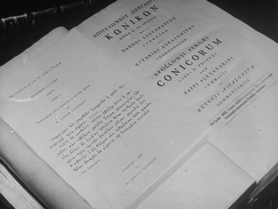 Text in Greek Studied at St. John's College Where the Curriculum Is Traditional Stretched Canvas Print
