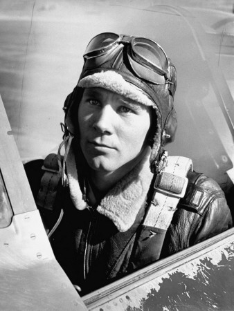 Army Pilot Ready for Take-Off During Maneuvers Stretched Canvas Print