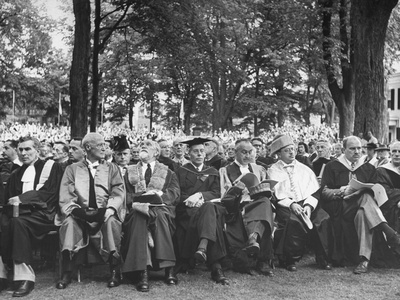 Princeton Graduation Stretched Canvas Print