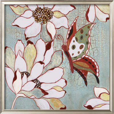 Vintage Butterfly I Framed Print Vintage Butterfly I Framed Print