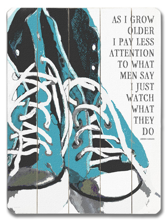 As I grow older (Aqua) Wood Sign As I grow older (Aqua) Wood Sign