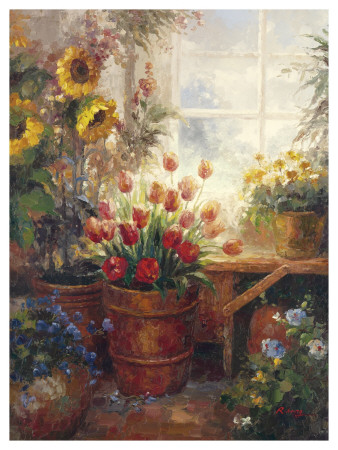 Sunflower Garden I Print Sunflower Garden I Print