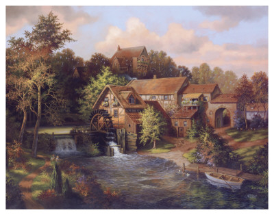 The Old Mill Print The Old Mill Print