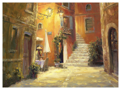 Lighted Alley Print Lighted Alley Print