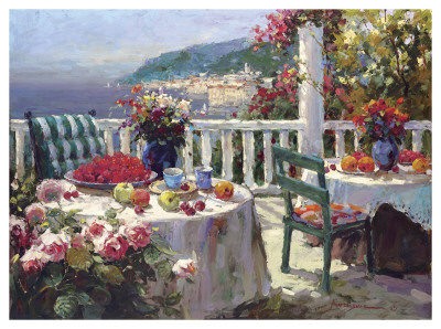 Terrace Brunch Print Terrace Brunch Print
