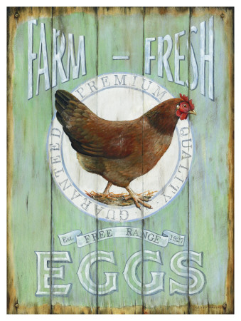 Farm Fresh Eggs Print Farm Fresh Eggs Print