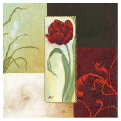 Tulip Square II Print Tulip Square II Print